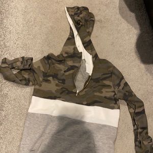 Brand new camo sweatshirt